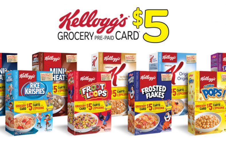 Kellogg's 5 Grocery PrePaid Card Offer — Deals from SaveaLoonie!