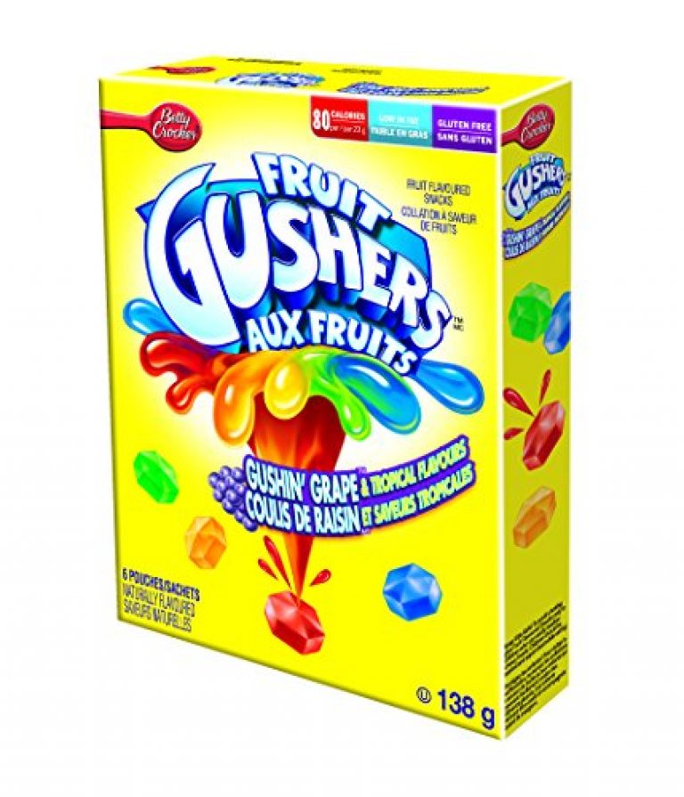 Betty Crocker Gushers Gushin Grape/Tropical, 6Count, 138 Gram — Deals