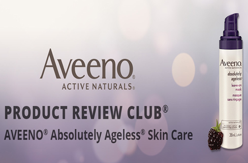 ChickAdvisor – AVEENO Absolutely Ageless Leave-on Mask