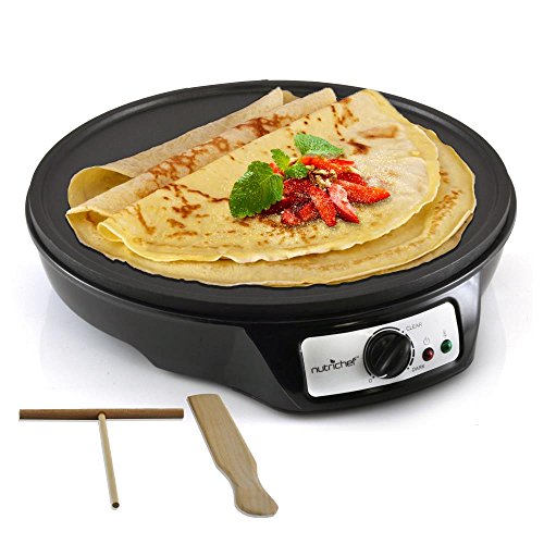 NutriChef Electric Griddle & Crepe Maker