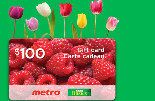 Food Basics Flowers For The Win Contest