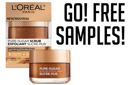 *Possible* Free L’Oreal Pure-Sugar Scrub Samples