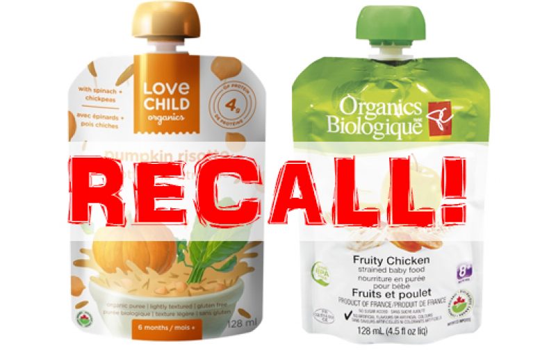 RECALL Love Child Organic & PC Organics Baby Food — Deals from