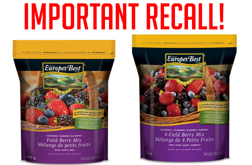RECALL: Europe’s Best Berry Mix