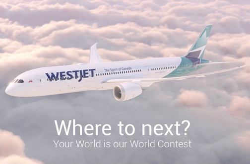 WestJet’s Your World is Our World Contest