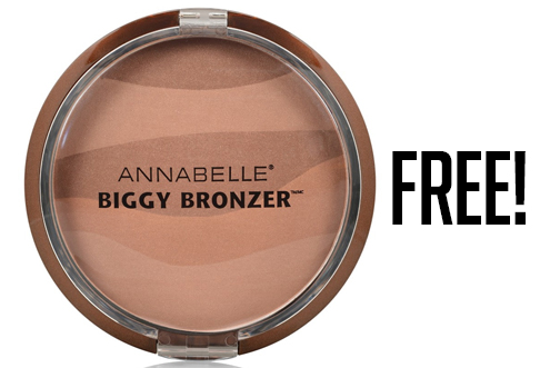 Free Annabelle Zebra Bronzing Powder Biggy Bronzer