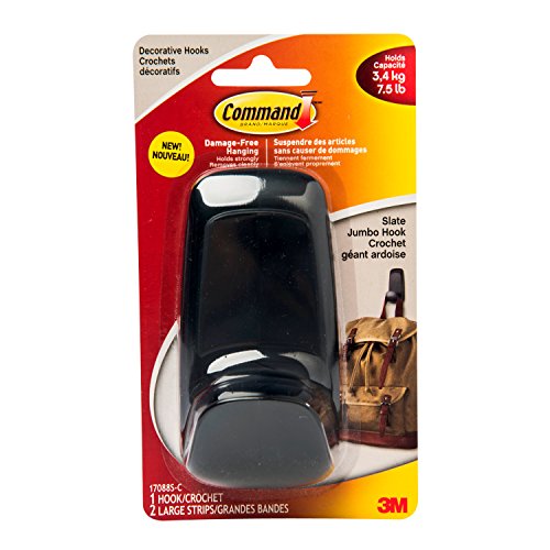 Command Jumbo Slate Hook, Large