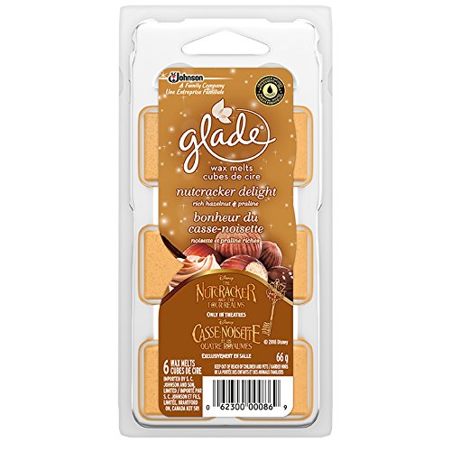 Glade Holiday Collection Wax Melts Refills, Nutcracker Delight, 6 Count