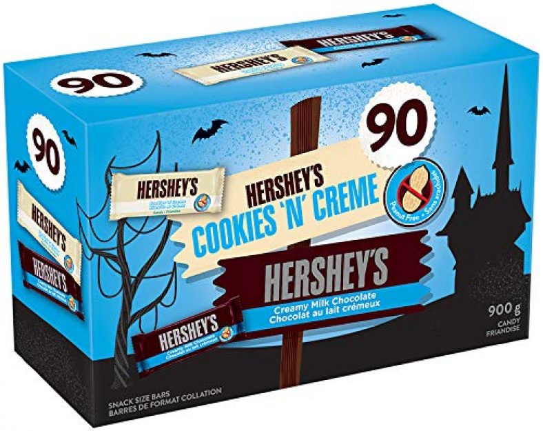 HERSHEY'S Halloween Chocolate Candy Assortment (Milk Chocolate, Cookies