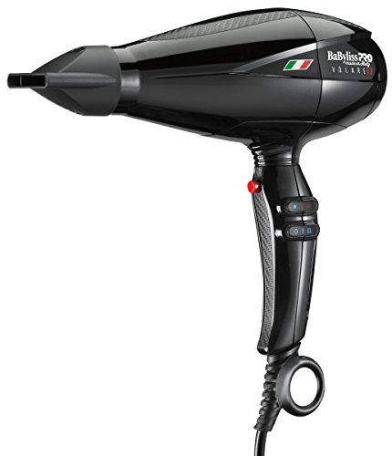 BaBylissPRO Nano Titanium Volare V1 Full-size Dryer, Black