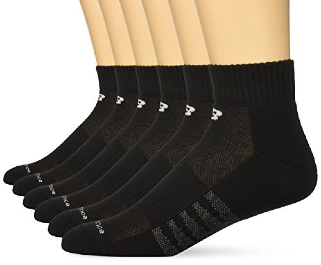 New Balance Men's Core Cotton 6 Pack Quarter Socks — Deals from ...