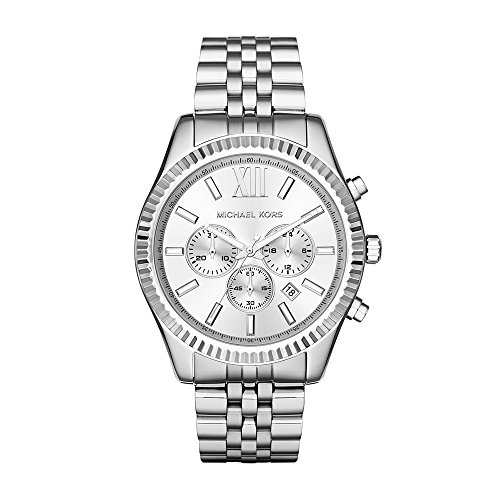 Michael Kors Men’s Silvertone Lexington Watch