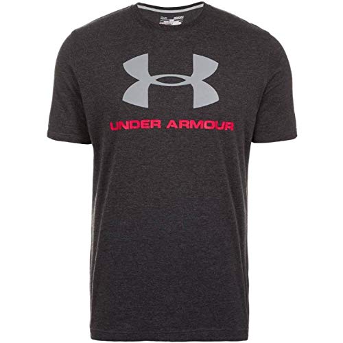 Under Armour Men's Sportstyle Logo T-Shirt,Black/Steel, X-Large — Deals ...