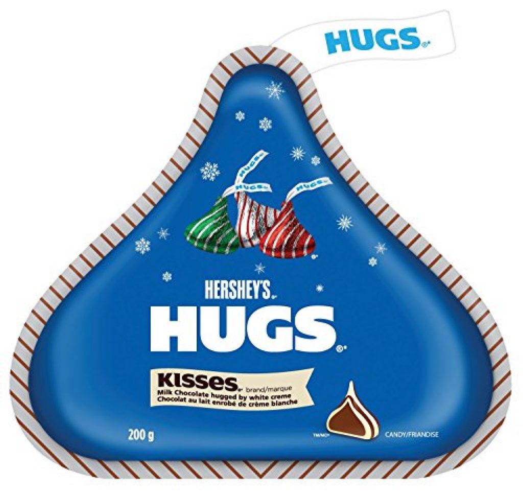 HERSHEYS HUGS Christmas Chocolate Candy, 200 Gram — Deals from SaveaLoonie!