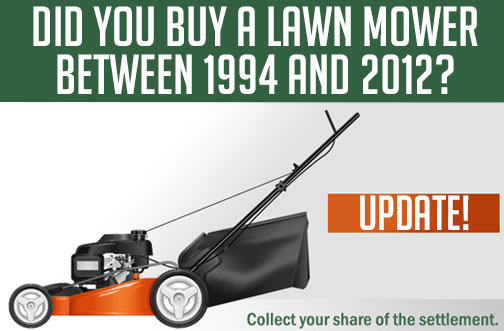 Canadian Lawn Mower Class Action *UPDATE*