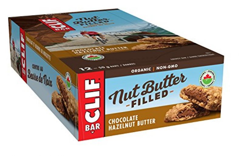 CLIF Nut Butter Filled Organic Energy Bar Chocolate Hazelnut Butter (50 Gram Protein Snack