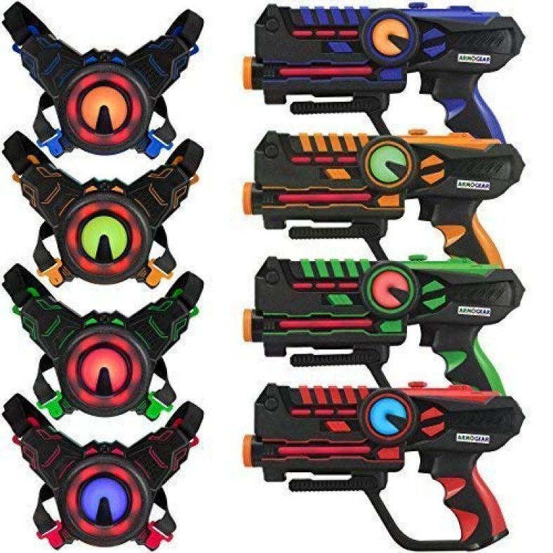 ArmoGear Infrared Laser Tag Guns and Vests Laser Battle Mega Pack Set