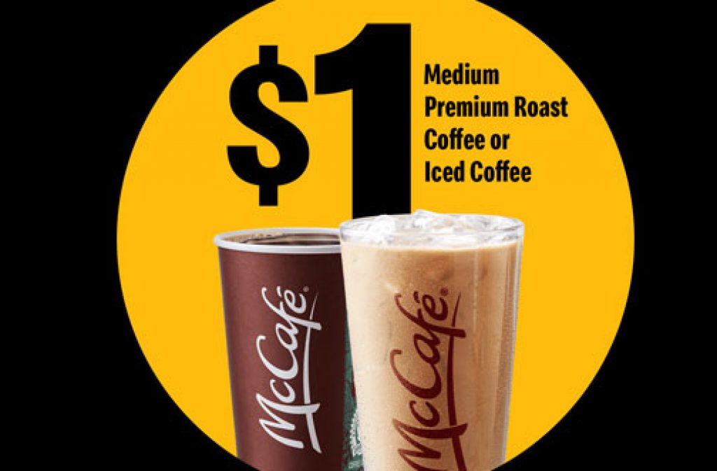 McDonald's McCafe Coffee for 1 — Deals from SaveaLoonie!