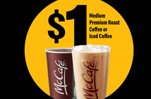 mcdonalds $1 coffee