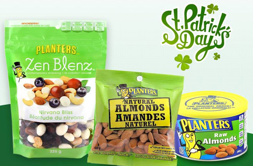 Planters St Patricks Day Giveaway