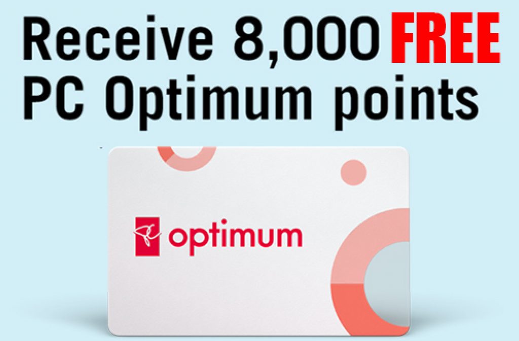 Get 8000 Free PC Optimum Points — Deals from SaveaLoonie!