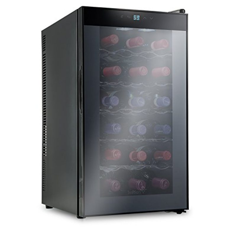 Ivation 18 Bottle Red and White Wine Thermoelectric Wine Cooler — Deals