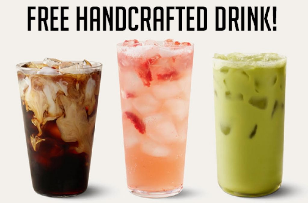 Starbucks Free Handcrafted Drink — Deals from SaveaLoonie!