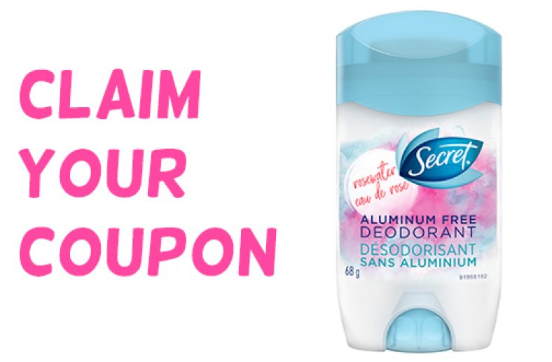 Secret Deodorant Coupon — Deals from SaveaLoonie!