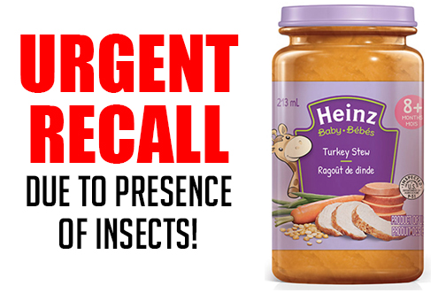 Recall: Heinz Turkey Stew Baby Food