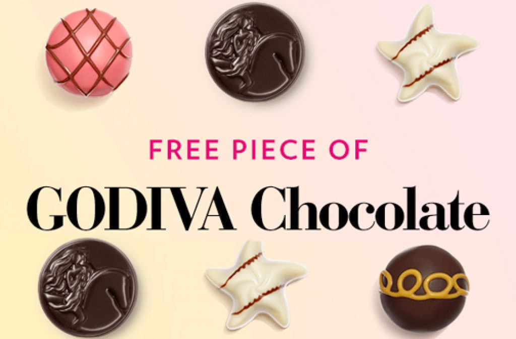Get a Free Piece of Godiva Chocolate — Deals from SaveaLoonie!