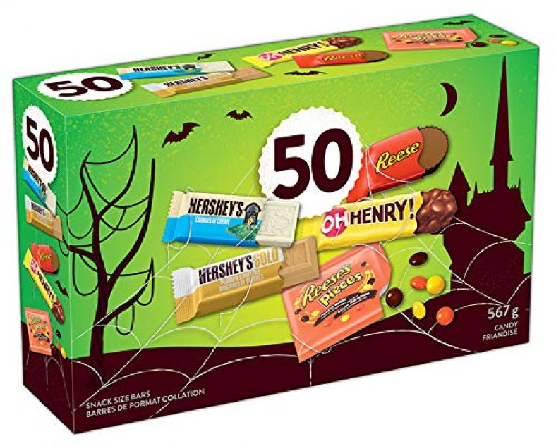 HERSHEY'S 50ct Assorted Halloween Chocolates — Deals from SaveaLoonie!