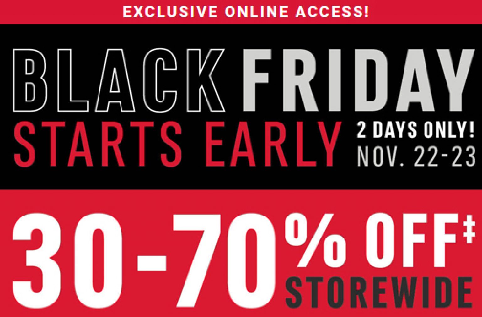 Mark's Black Friday Starts Early Up to 70 Off — Deals from SaveaLoonie!