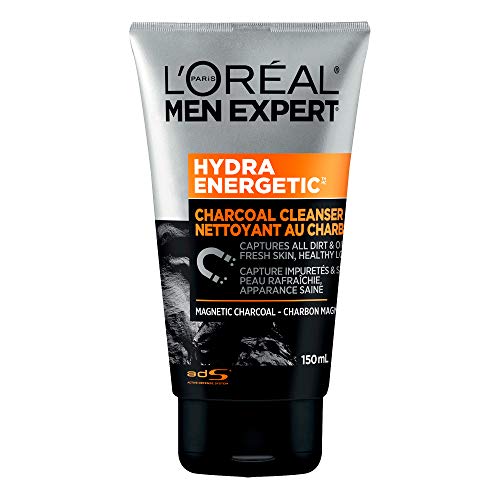 L’Oreal Paris Men Expert Hydra Energetic Magnetic Charcoal Cleanser, 150 ML