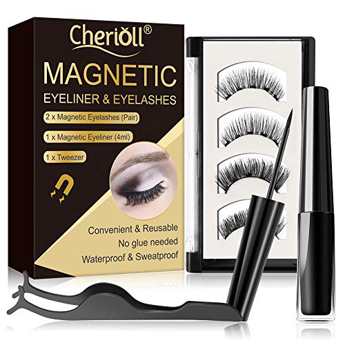 Magnetic Eyeliner With Magnetic Eyelashes