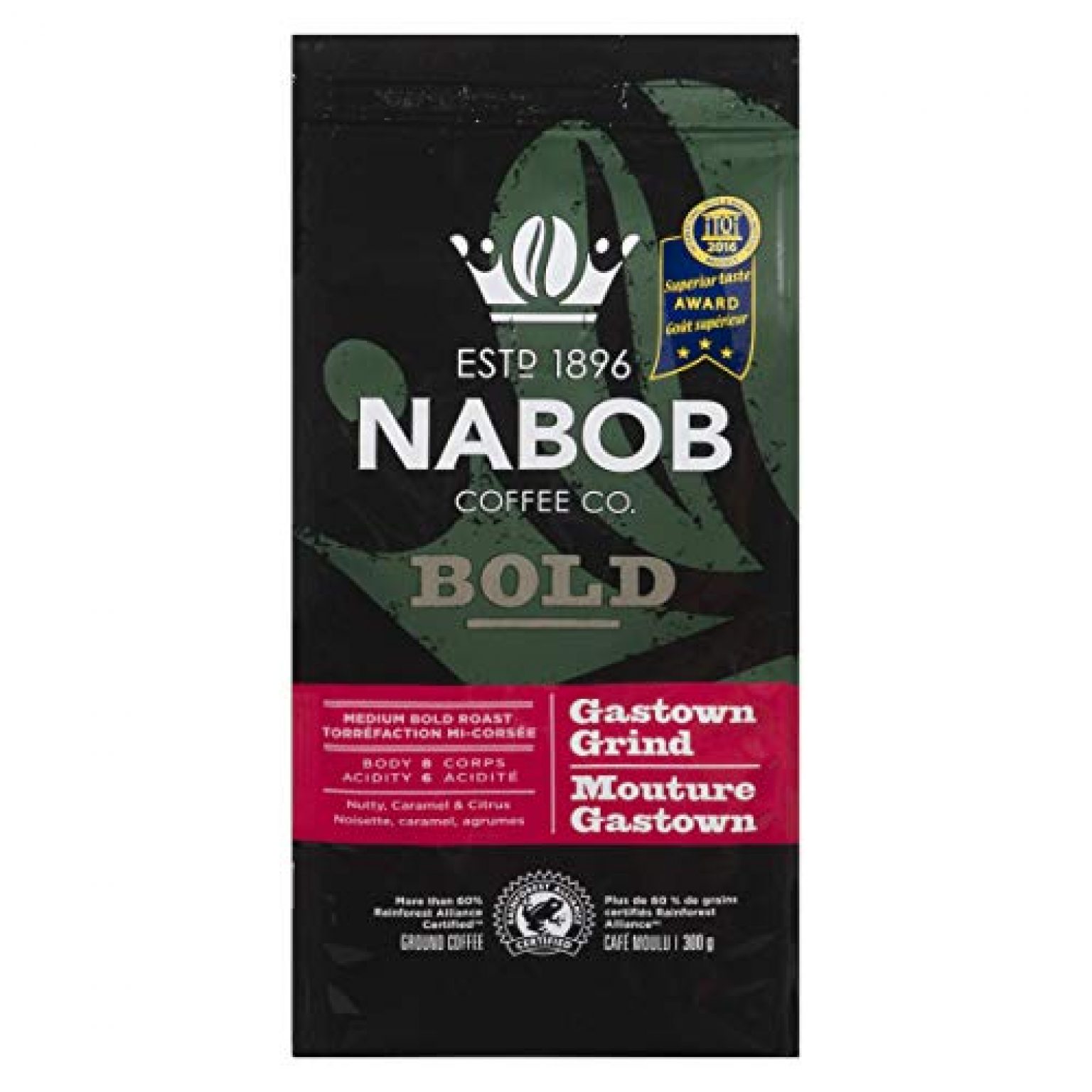 Nabob Bold Gastown Grind Ground Coffee, 300g (Pack of 6) — Deals from