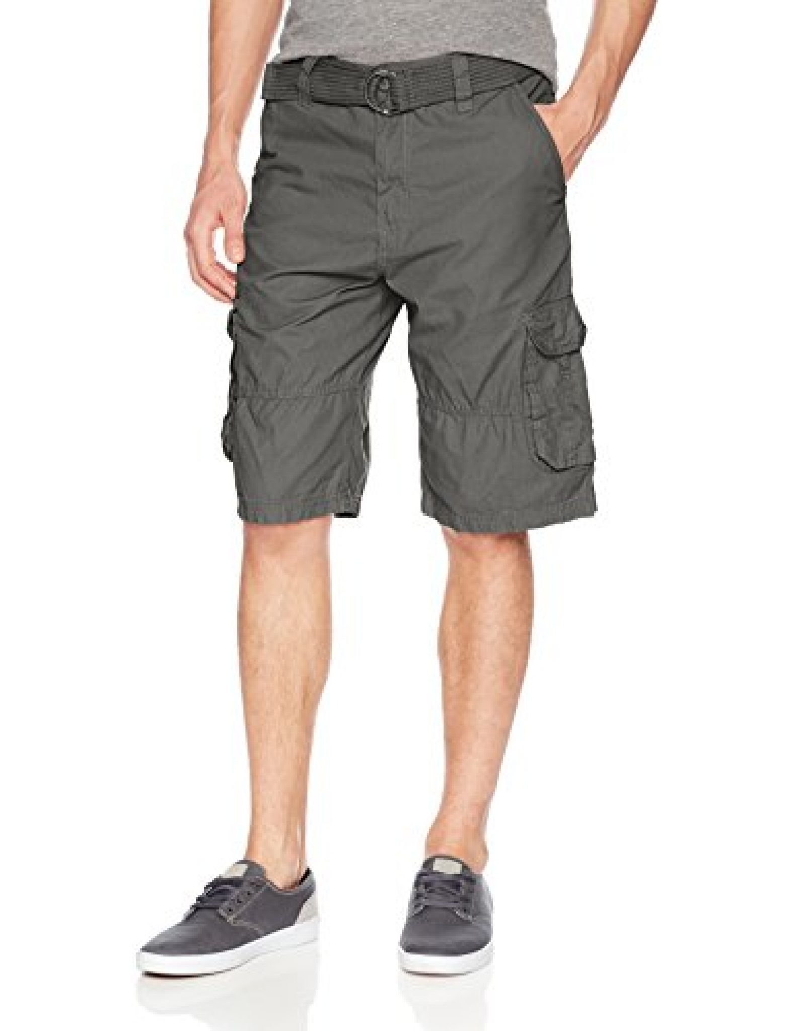 Southpole Men's Belted Ripstop Basic Cargo Short — Deals from SaveaLoonie!
