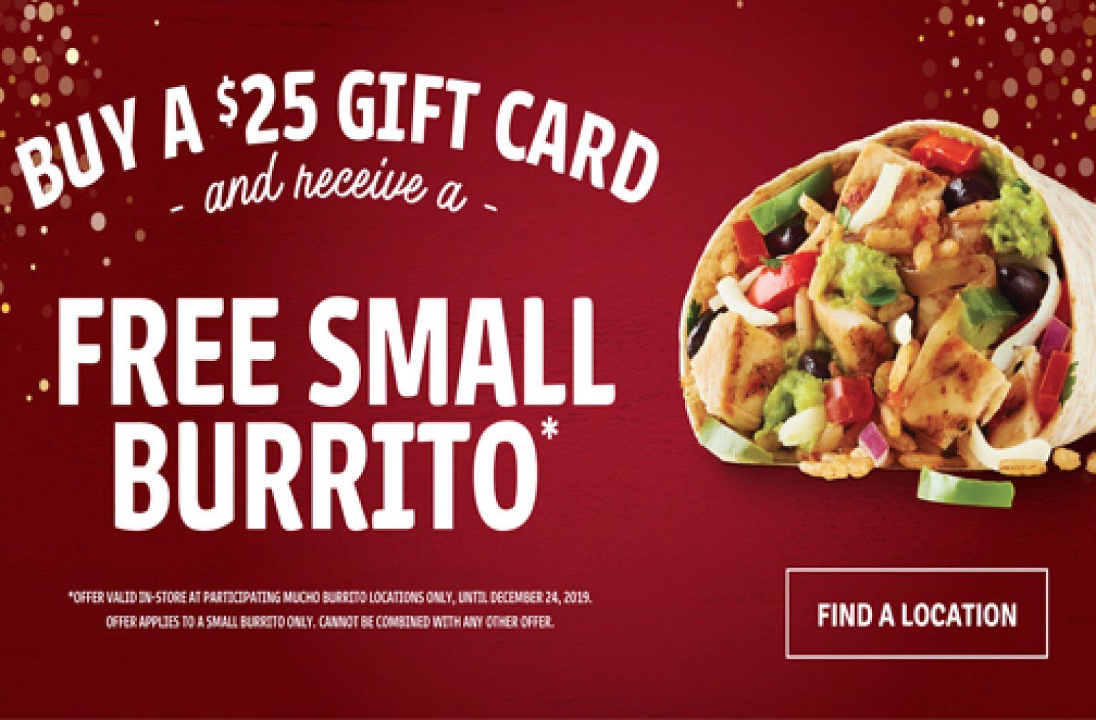 Mucho Burrito Holiday Gift Card Offer — Deals from SaveaLoonie!