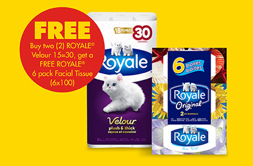 No Frills Royale B2G1 Free Coupon