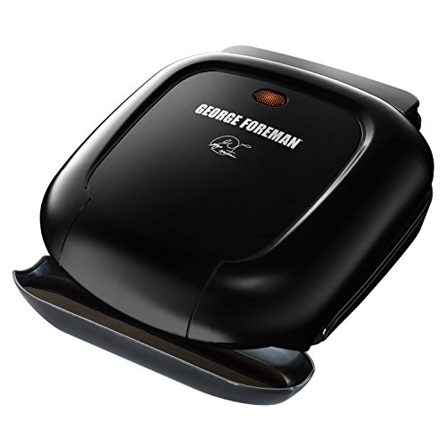 George Foreman 2-Serving Classic Plate Electric Indoor Grill and Panini Press