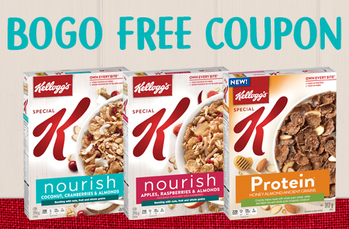 BOGO Free Kellogg's Special K Cereal Coupon — Deals from SaveaLoonie!