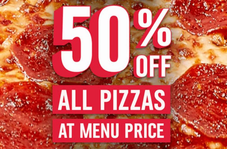 Dominos 50 Off Week — Deals from SaveaLoonie!