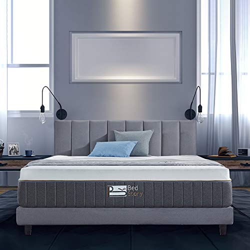 BedStory Gel-Bamboo Charcoal Memory Foam Mattress, 10 Inch