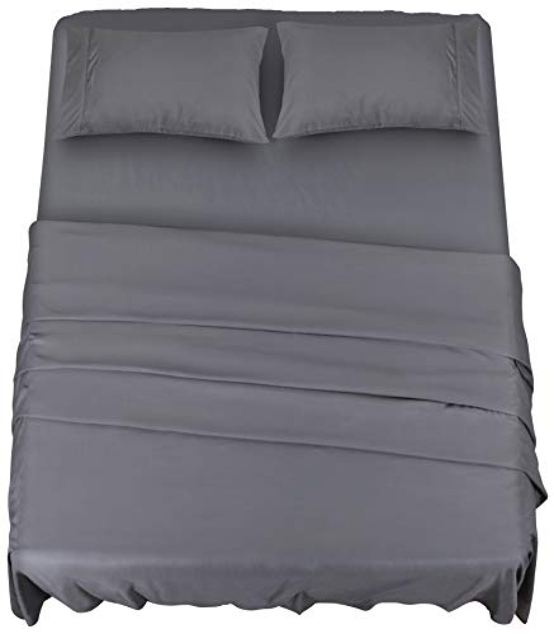 Utopia Bedding Bed Sheet Set 4 Piece Queen, Grey — Deals from