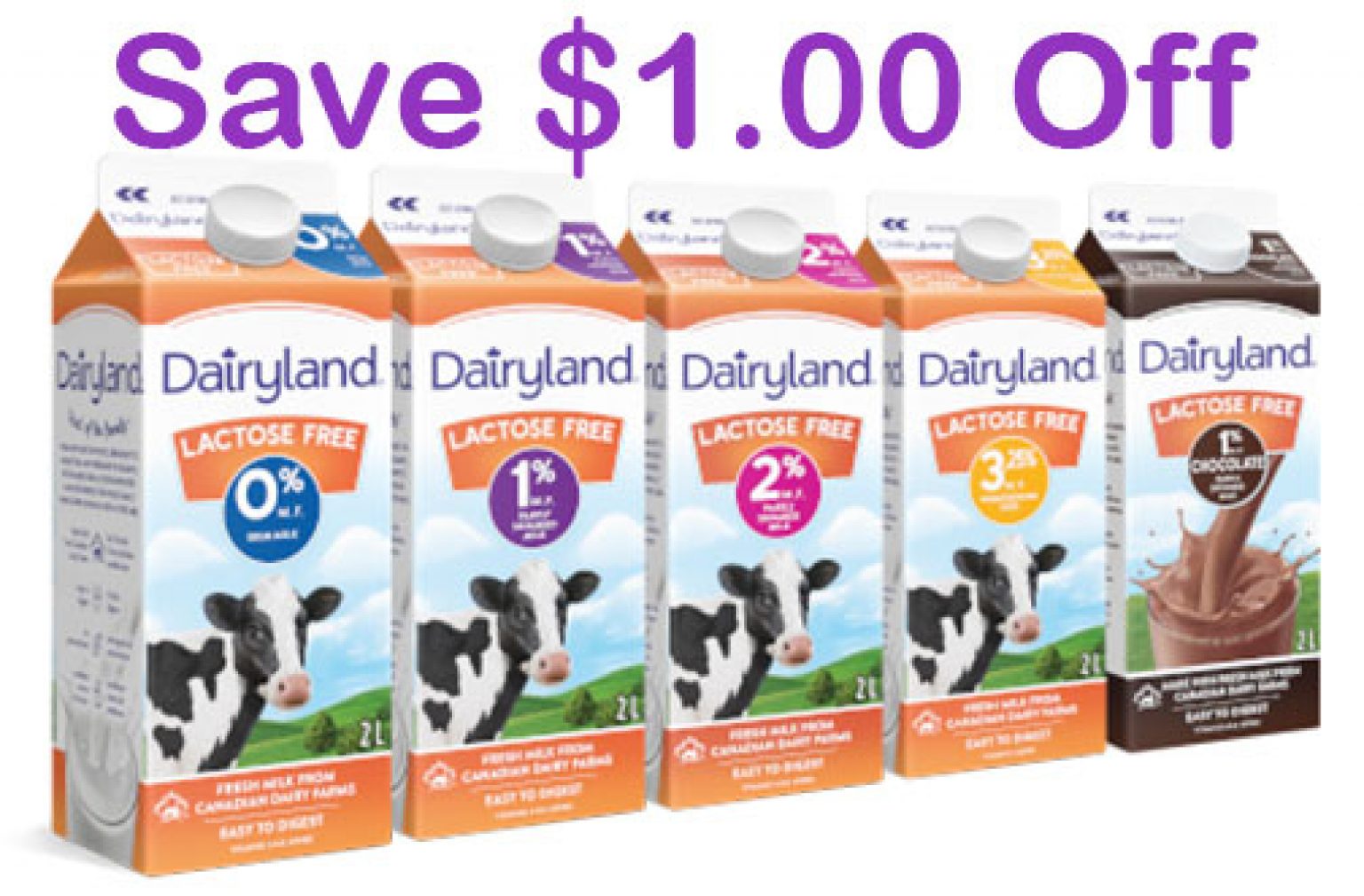 Dairyland Lactose Free Milk Coupon — Deals from SaveaLoonie!