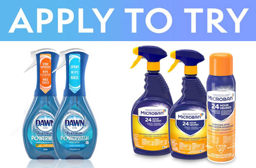 Try NEW Dawn Dish Spray & Microban for Free