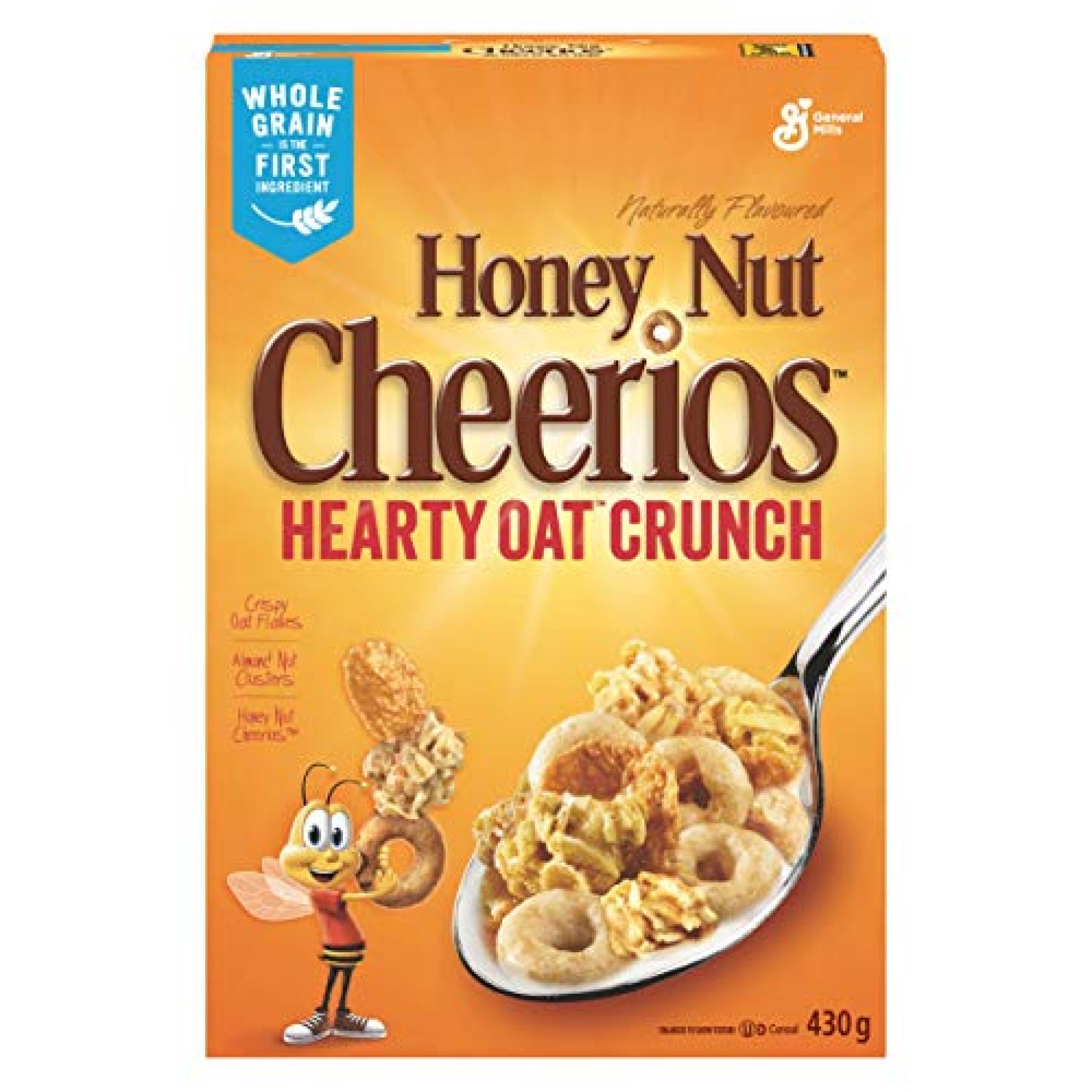 Honey Nut Hearty Oat Crunch Cereal, 430g — Deals from SaveaLoonie!