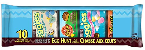 Hershey Easter Egg Hunt Candy Variety Pack (10 Count), 360g