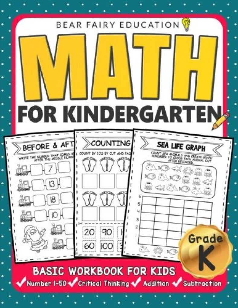 Math for Kindergarten : Basic Workbook for Kids — Deals from SaveaLoonie!