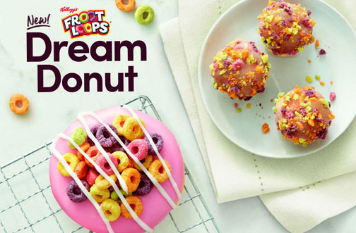 tim hortons froot loop dream donut