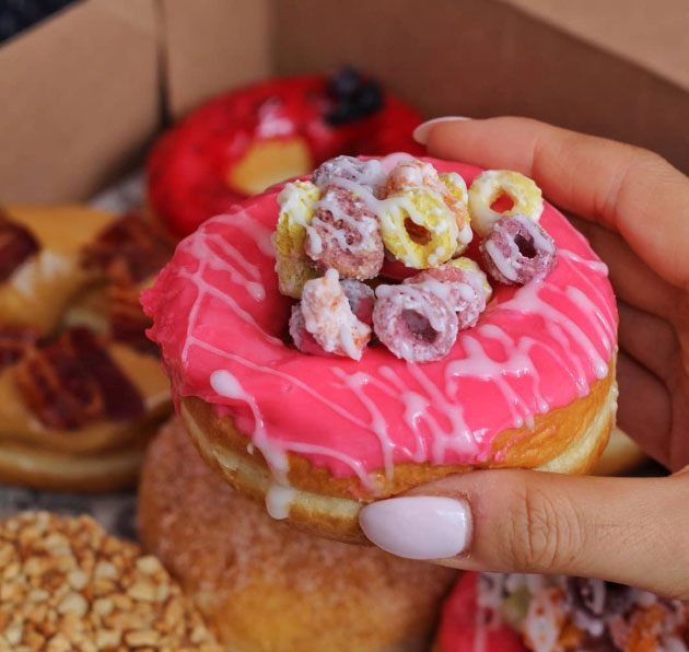 Tim Hortons Froot Loop Dream Donut